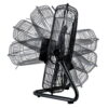 Lasko QuickMount 20" High Velocity Floor Fan and Wall Fan for Large Rooms, 3 Speeds, Pivoting Head, Metal Blades, 2264QM