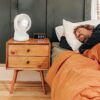 Honeywell QuietSet 9" Oscillating Table Fan, 5 Speeds, White, Small Room Fan with Quiet Operation