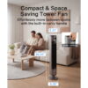 NFTIGB Tower Fan for Bedroom, 36 inch Oscillating Fans that Blow Cold Air, 3 Speeds, 3 Modes 12H Timer, Standing Floor Fan for Home Office, Black