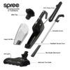 Ionvac Spree Corded Stick Vacuum, Multi-Surface 3-in-1 Upright/Handheld Vacuum Cleaner with Carpet Cleaner Brush and LED Lights, Model #8899