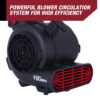 Hyper Tough 1/3 HP 1200 CFM Air Mover Blower Fan for Home Use, Workshop, and Industrial Use - 3 Speeds, 3 Adjustable Angles, and a Daisy Chain Hyper Tough 1/3 HP 1200 CFM Air Mover Blower Fan for Home Use, Workshop, and Industrial Use - 3 Speeds, 3 Adjustable Angles, and a Daisy Chain