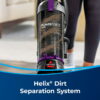 BISSELL PowerForce Helix, Bagless, Upright Vacuum, Pet Friendly, Scatter-Free Technology, Helix Dirt Separation System, Lightweight, 3313U, Purple & Black