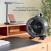Shark FlexBreeze HydroGo Pro Fan, Powerful, Portable Fan, Indoor & Outdoor, Dry-Touch Evaporative Mist, Corded & Cordless, 5 Speeds, FA056 Graphite