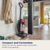 BISSELL CleanView Compact Bagless Upright Vacuum with Scatter-Free Technology, Powerful Suction, Extended Reach, Model 3508T, Red