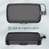 Chefman All-Purpose 10" x 20" Nonstick Extra-Large Griddle, Black