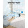 Dreo 12 inch Table Fans for Home, Whole Room Air Circulator Fan, 70ft Powerful Airflow, 120° Adjustable Tilt, 28db Low Noise, 3 Speeds, Quiet TurboPoly™ Desk Fan for Bedroom, Office