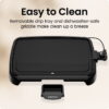 Chefman All-Purpose 10" x 20" Nonstick Extra-Large Griddle, Black