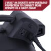 Hyper Tough 1/3 HP 1200 CFM Air Mover Blower Fan for Home Use, Workshop, and Industrial Use - 3 Speeds, 3 Adjustable Angles, and a Daisy Chain Hyper Tough 1/3 HP 1200 CFM Air Mover Blower Fan for Home Use, Workshop, and Industrial Use - 3 Speeds, 3 Adjustable Angles, and a Daisy Chain