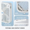 Hurricane Classic 20 Inch Portable Floor Fan with 3 Speed Settings, White Hurricane Classic 20 Inch Portable Floor Fan with 3 Speed Settings, White