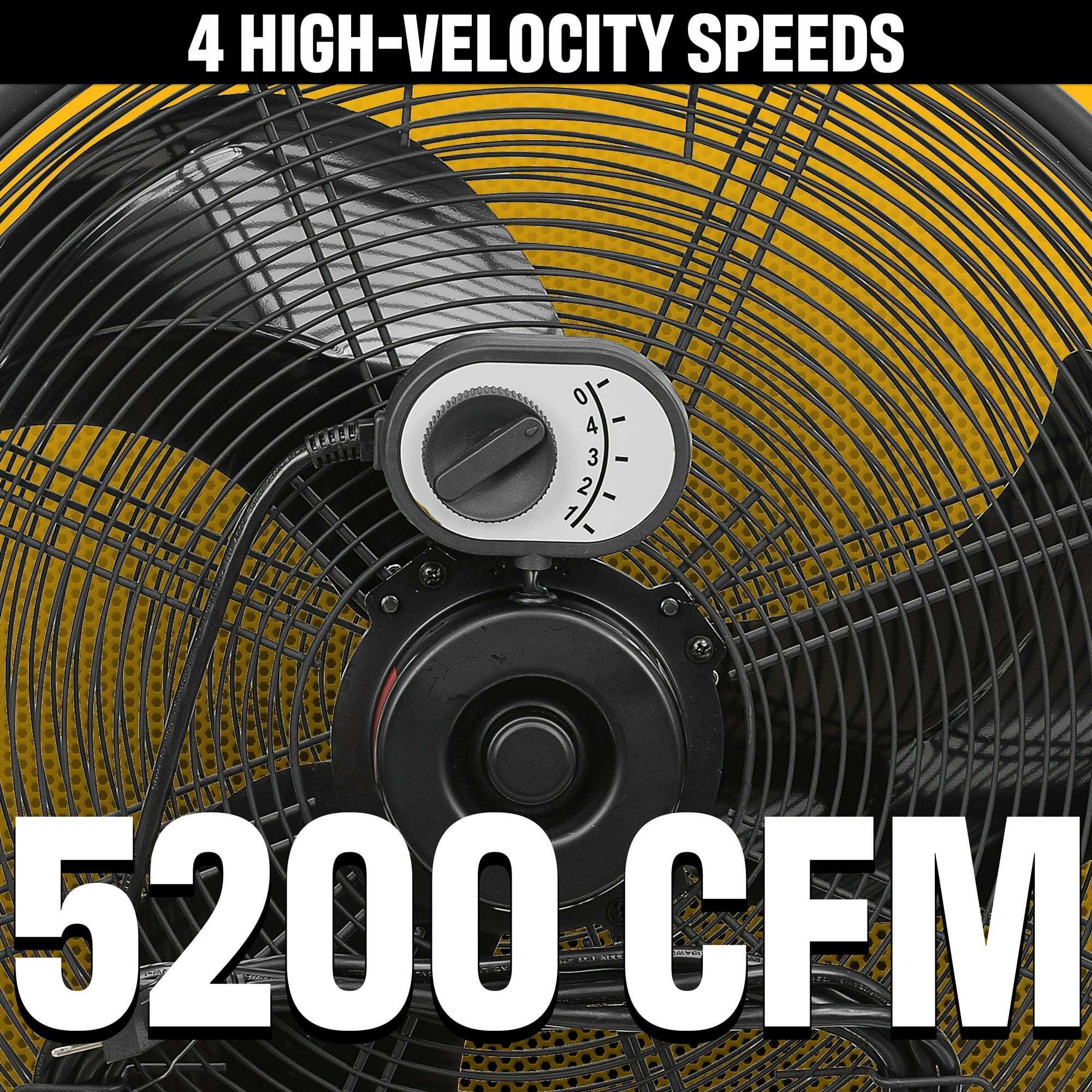 380ef56c-1433-4265-ac7c-5c962b48fe7c.7f078988510fb0b09d79a3777b6ee292.jpeg Caterpillar® Fan 20" High-Velocity 4-Speed Shroud Metal Floor Fan, 5200 CFM, Black