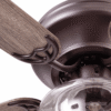 Better Homes & Gardens Wyndham 52'' Bronze Traditional LED Flush Mount Dining Room Ceiling Fan