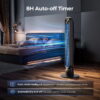 Tower Fan for Home,36" Standing Floor Fan with Remote LED Touchscreen,Patbrela Wide Oscillating Fan,Quiet Home Fan,26 ft/s High Velocity,4 Speeds,4 Modes,8H Timer
