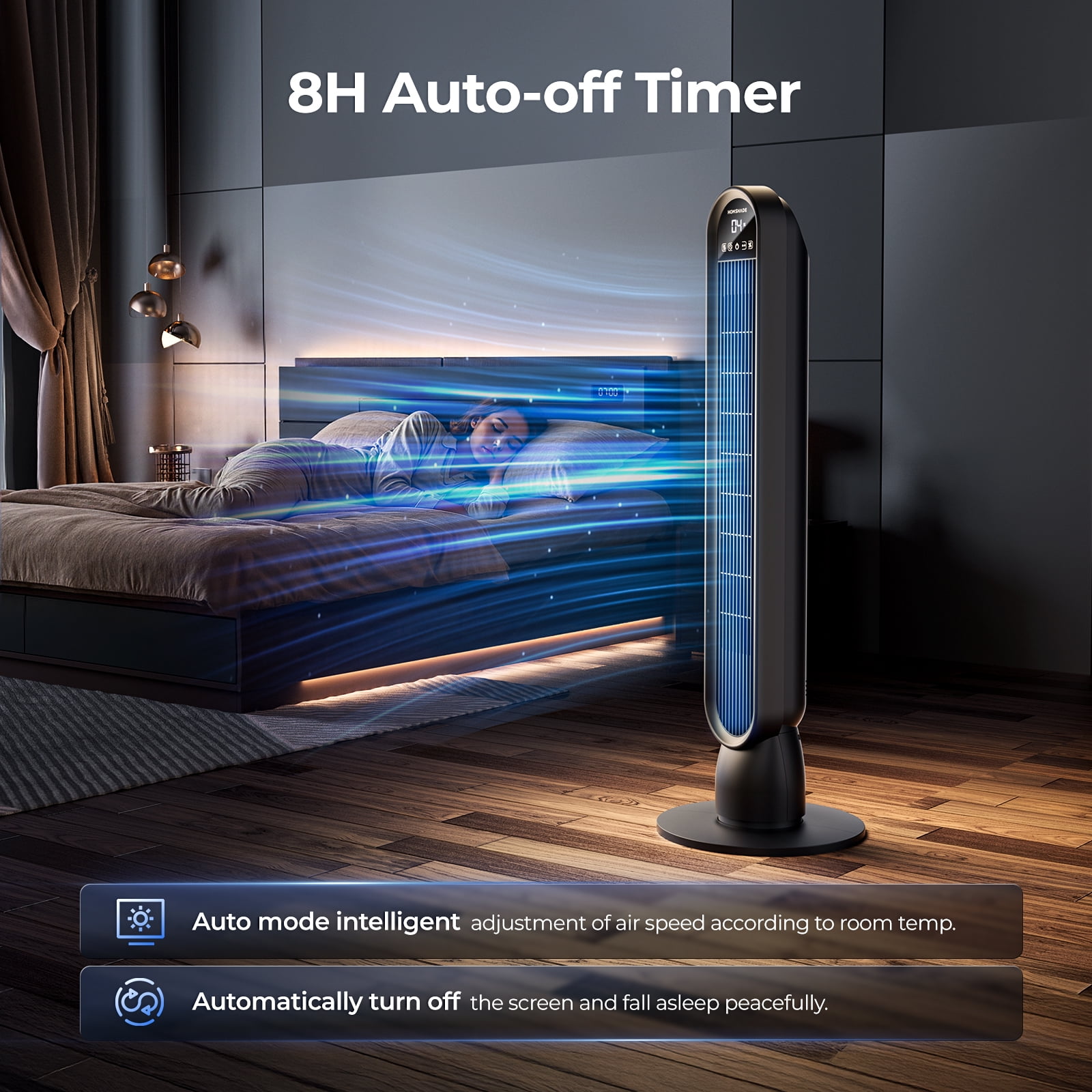 38bacef9-e14e-4984-a30e-a8e3b5548ef2.cee67da2b775ef7fb6f46f7955ea607a.jpeg Tower Fan for Home,36" Standing Floor Fan with Remote LED Touchscreen,Patbrela Wide Oscillating Fan,Quiet Home Fan,26 ft/s High Velocity,4 Speeds,4 Modes,8H Timer