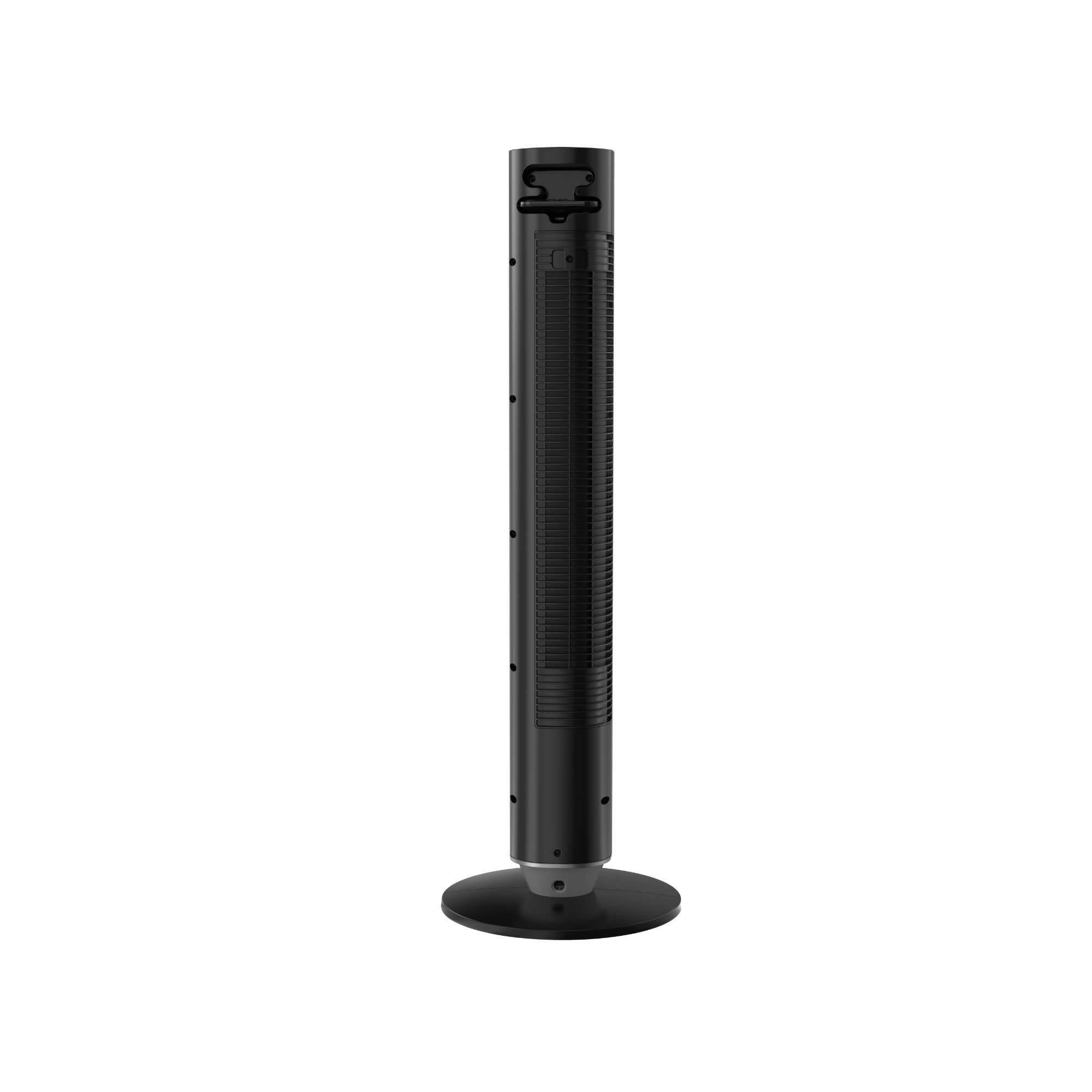 399fcf3b-6925-498a-9868-b423dedf2da8.c0a829cf735bab1c0f72a702343b611b.jpeg Lasko 40" Quiet Oscillating Tower Fan with Remote Control, DC Motor and 12 Speeds for Whole Room Bedroom Cooling, Black, TDC401