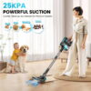 INSE Cordless Vacuum Cleaners, 6-in-1 Lightweight Stick Vacuum for Hardwood Floor Carpet Pet Hair, V770