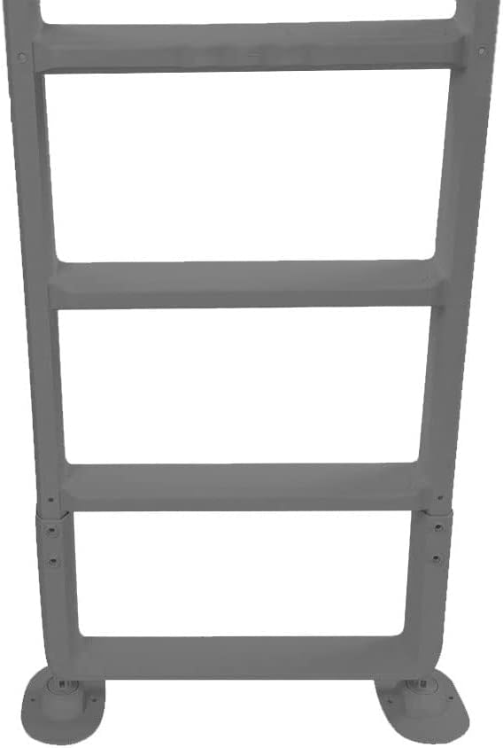 41-ClwtRpL._AC_SL1000_.jpg Aqua Select Heavy-Duty in-Pool Ladder | Grey | Supports 300 Pounds | Easy-to-Install Design | Gray