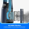 Midea 41-Inch Bladeless Tower Fan & HEPA Purifier, Smart WIFI Enabled, Remote, Blue, AMS150-PBW Midea 41-Inch Bladeless Tower Fan & HEPA Purifier, Smart WIFI Enabled, Remote, Blue, AMS150-PBW
