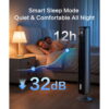 NFTIGB Tower Fan for Bedroom, 36 inch Oscillating Fans that Blow Cold Air, 3 Speeds, 3 Modes 12H Timer, Standing Floor Fan for Home Office, Black