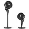 DREO Pedestal Fans for Home, 20dB Ultra Quiet, 2-in-1 Table Floor Fan, 29.2 ft/s Hyperfast Airflow, 90° Oscillation 105° Tilt Standing Fan, 3 Modes 8 Speeds with Remote, 8H Timer, Aroma Pad, 2026 New
