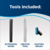 BISSELL PowerForce Bagged, Upright Vacuum, Powerful Suction, Allergen Filtration Bags, Flexible Reach, 1739, Black & Blue