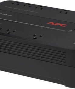 APC Back-UPS 650VA / 390W Battery Backup & Surge Protector, 8 Outlets, RJ45 Ethernet Protection, BE650G1 Uninterruptible Power Supply for Computers, Wireless Routers, and Home Office Electronics