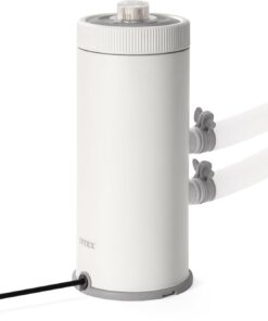 INTEX C1000 Cartridge Filter Pump for AGP: 1000 GPH Pump Flow Rate - Cartridge Gauge Indicator - HydroAeration Technology - Includes Type A Filter Cartridge - Turnover Rate/System Flow 750 GPH
