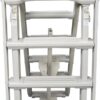 Confer Plastics 7100X Evolution 48" to 54" Adjustable A Frame Above Ground Swimming Pool Entry Ladder with Flip Up and Locking Section for Safety Confer Plastics 7100X Evolution 48" to 54" Adjustable A Frame Above Ground Swimming Pool Entry Ladder with Flip Up and Locking Section for Safety