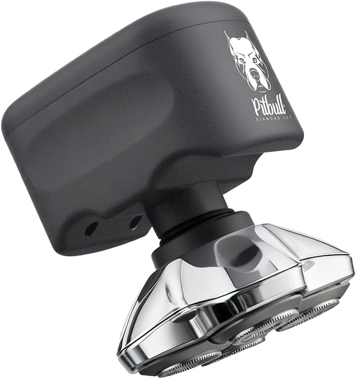 51JighnxczL._AC_SL1080_.jpg Skull Shaver Pitbull Diamond Jet – Cordless Electric Head Shaver with Turbo Mode, Wet & Dry Use (IPX7 Rating) | 120 Min Cordless Use | with PRO Blades, Travel Case & Baby Beast Trimmer 3SUM