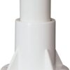 Vinyl Works Snap & Lock Pool Ladder, Plastic Step Ladder for Above Ground or In Ground Swimming Pool, or Deck up to 60 Inch Height, White