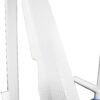 Confer Plastics Step-1X: Sturdy Above Ground Entry System with Dual Handrails and Slip-Resistant Steps, Easy Installation, Supports up to 400 lbs - Proudly Made in USA. White with Blue Treads