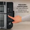 Ninja DCT451 12-in-1 Smart Double Oven with FlexDoor, Thermometer, FlavorSeal, Smart Finish, Rapid Top Convection and Air Fry Bottom , Stainless Steel Ninja DCT451 12-in-1 Smart Double Oven with FlexDoor, Thermometer, FlavorSeal, Smart Finish, Rapid Top Convection and Air Fry Bottom , Stainless Steel