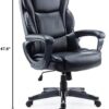 Staples Mcallum Ergonomic Manager & Executive Office Chair, Task Desk Swivel Chair with Wheels, Adjustable Height, Bonded Leather, Black Staples Mcallum Ergonomic Manager & Executive Office Chair, Task Desk Swivel Chair with Wheels, Adjustable Height, Bonded Leather, Black