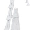 Aqua Select Heavy-Duty Resin Pool Entry System for Above Ground and Semi-Inground Pools | Adjustable for 48" to 54" Pool Walls | Wide Step Design | 350 lb Capacity Aqua Select Heavy-Duty Resin Pool Entry System for Above Ground and Semi-Inground Pools | Adjustable for 48" to 54" Pool Walls | Wide Step Design | 350 lb Capacity