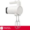 KitchenAid Go Cordless Hand Mixer, Metal - KHMR762, Porcelain White