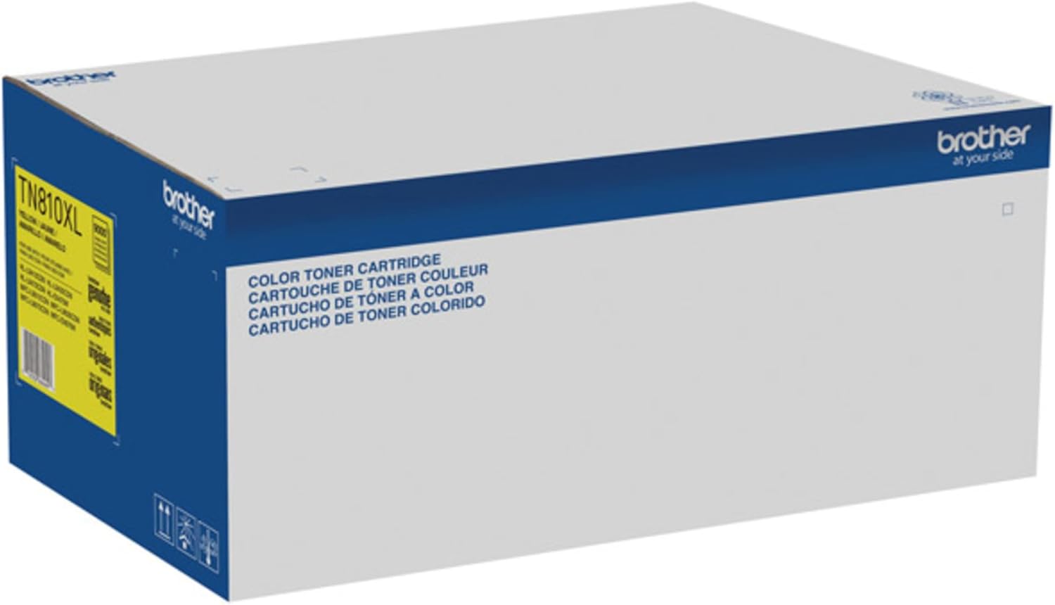 51jb3r6PydL._AC_SL1500_.jpg Brother Genuine High Yield Toner Cartridge, TN810XLY, Replacement Yellow Toner, Page Yield Up to 9,000 Pages