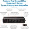 Tripp Lite 600VA UPS Desktop Battery Backup and Surge Protector, 300W, 4 Outlets, Home & Office UPS, Small Form Factor, Wall Mounting Option, 5ft Cord, 3-Year Warranty (BC600R) Tripp Lite 600VA UPS Desktop Battery Backup and Surge Protector, 300W, 4 Outlets, Home & Office UPS, Small Form Factor, Wall Mounting Option, 5ft Cord, 3-Year Warranty (BC600R)