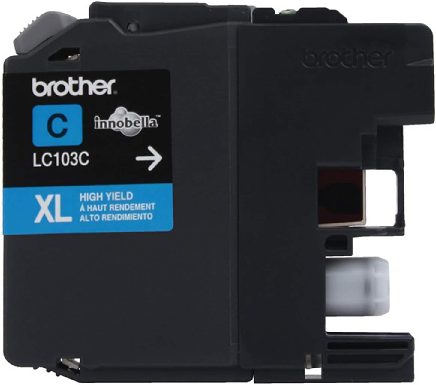 51rKGHqjkL._AC_SL1500_.jpg Brother LC1033PKS, LC-103, Innobella High-Yield Ink, 600 Page-Yield, 3/Pack, Cyan-Magenta-Yellow