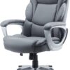 STAPLES Mcallum Bonded Leather Managers Chair Gray