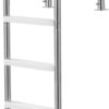 VEVOR Swimming Pool Ladder, 4-Step Double Handrails Stairs with Non-Slip Heavy Duty Steps, Stainless Steel Load Capacity 265 lbs, for 54 in Inground Pools with Mounted Deck Board Indoor & Outdoor