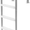 VEVOR Swimming Pool Ladder, 4-Step Double Handrails Stairs with Non-Slip Heavy Duty Steps, Stainless Steel Load Capacity 265 lbs, for 54 in Inground Pools with Mounted Deck Board Indoor & Outdoor