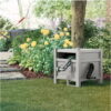 Suncast 100 ft. Gray Free Standing Hideaway Hose Reel Suncast 100 ft. Gray Free Standing Hideaway Hose Reel