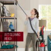 Dirt Devil PowerMax Upright Vacuum Cleaner, Bagless, Powerful Suction, for Hard Floor and Carpet, Extended Reach, Crevice Tool, UD70111V, Red Dirt Devil PowerMax Upright Vacuum Cleaner, Bagless, Powerful Suction, for Hard Floor and Carpet, Extended Reach, Crevice Tool, UD70111V, Red