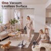 INSE 32Kpa Cordless Vacuum Cleaner with Brushless Motor, 6 in 1 Stick Vacuum Lightweight for Hard Floor Carpet Pet Hair, S7P Gold