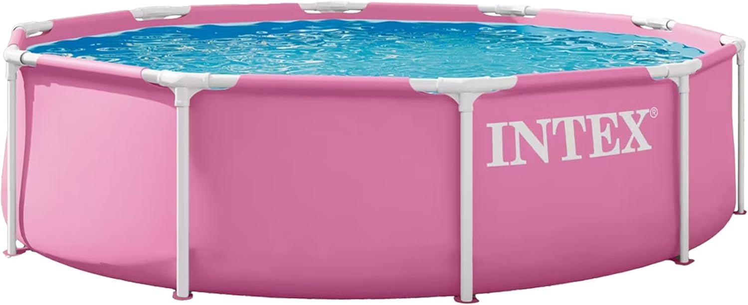 Intex 28295EP 10' x 30" Metal Frame Round Above Ground Swimming Pool - Pool Only