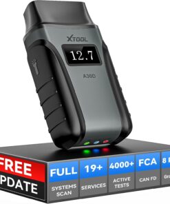 XTOOL Anyscan A30D OBD2 Scanner Diagnostic Tool - Bidirectional Scan Tool Wireless - Lifetime Updates & 19 Resets Crank Sensor EPB Throttle Relearn - Full System Car Code Reader for iPhone & Android