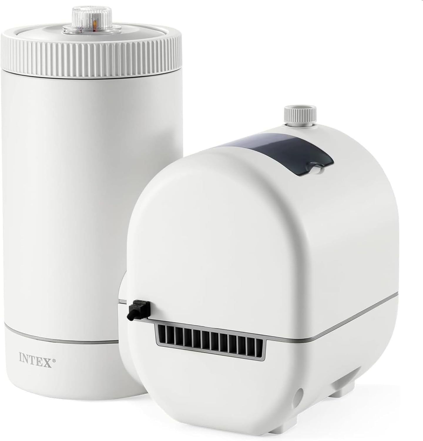 INTEX C2500 Krystal Clear Cartridge Filter Pump for Above Ground Pools: 2500 GPH Pump Flow Rate – Improved Circulation and Filtration – Easy Installation – Improved Water Clarity – Easy-to-Clean