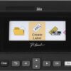 Brother P-Touch Label Maker, PC-Connectable Labeler, PTD600, Color Display, High-Resolution PC Printing, Black, Black/Gray Brother P-Touch Label Maker, PC-Connectable Labeler, PTD600, Color Display, High-Resolution PC Printing, Black, Black/Gray