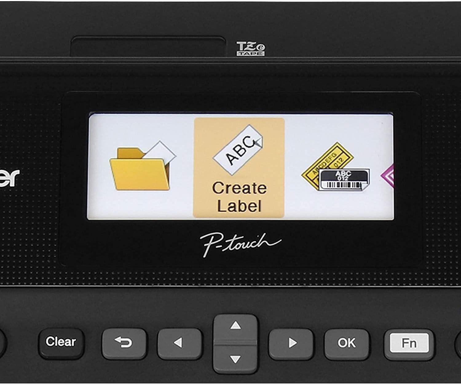 61AgDWTkaXL._AC_SL1500_.jpg Brother P-Touch Label Maker, PC-Connectable Labeler, PTD600, Color Display, High-Resolution PC Printing, Black, Black/Gray