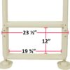 Aqua Select Heavy-Duty in-Pool Ladder | White | Supports 300 Pounds | Easy-to-Install Design | White Aqua Select Heavy-Duty in-Pool Ladder | White | Supports 300 Pounds | Easy-to-Install Design | White