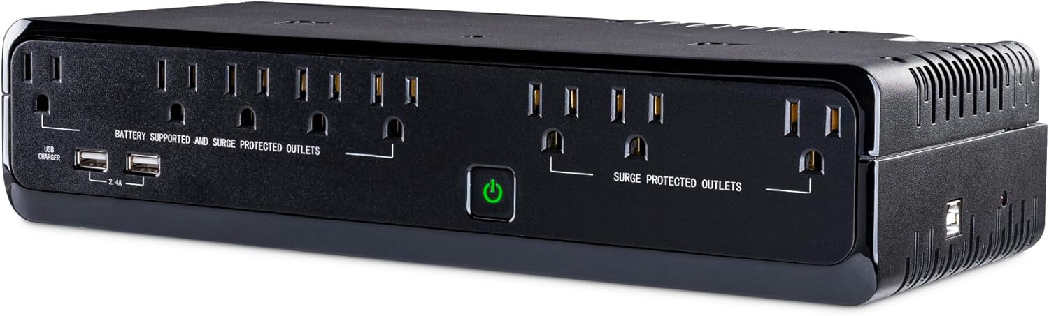CyberPower SL700U Standby UPS Battery Backup and Surge Protector, 700VA/370W, 8 Outlets, Slim Profile, UL Certified CyberPower SL700U Standby UPS Battery Backup and Surge Protector, 700VA/370W, 8 Outlets, Slim Profile, UL Certified - Image 2